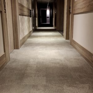 Moquetas en losetas para pasillos de Hoteles