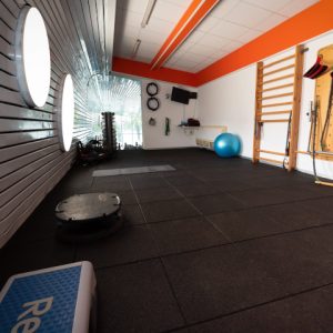 Suelos para zonas de Fitness - Centro deportivo Verdolay